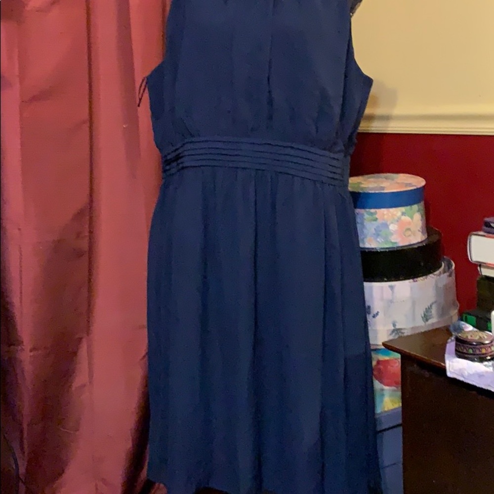 ModCloth Fervour navy blue sleeveless dress-2X